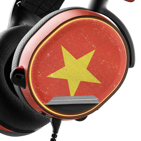 Vietnam Flag Distressed SteelSeries Arctis 3 Skin